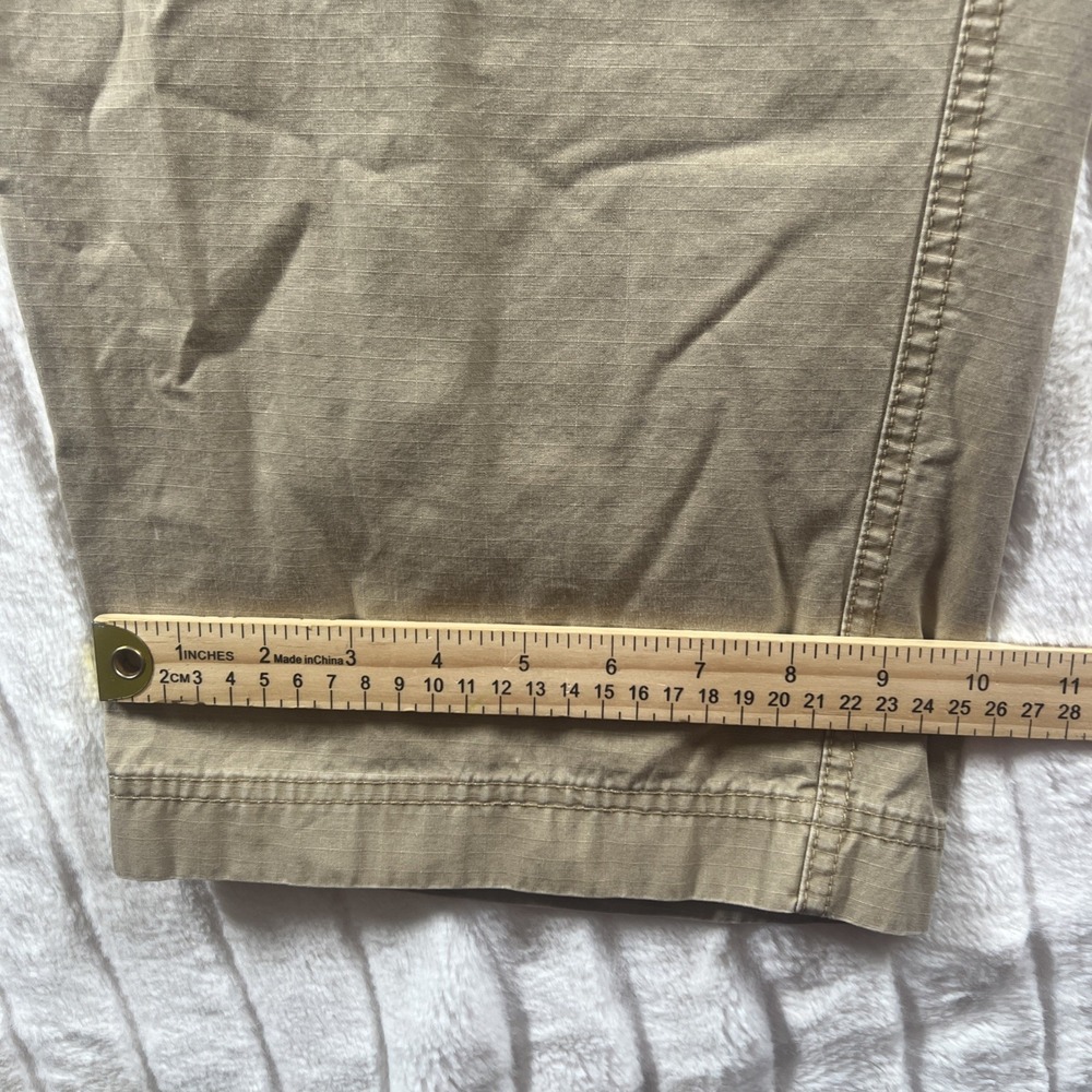 Magellan Yellowstone Convertible Cargo Pants Mens L‎  34 Cargo Beige Rip Stop - Picture 6 of 8